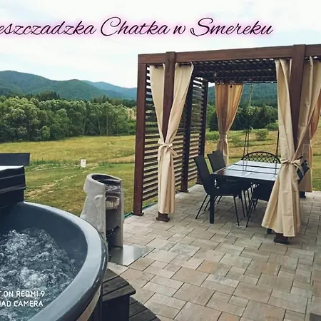 Bieszczadzka Chatka- domek góralski Smerek Exterior foto